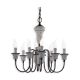 Candelabre, Lustre - Candelabru clasic cu 8 brate realizat manual din ceramica SANREMO