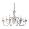 Candelabru clasic cu 12 brate realizat manual din ceramica SANREMO