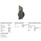 Aplice, corpuri de iluminat pentru pereti - Aplica de perete design modern EVIE, bronz antichizat