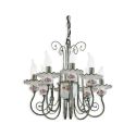 Candelabru clasic cu 8 brate realizat manual din ceramica SANREMO