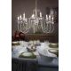 Candelabre, Lustre - Candelabru clasic cu 12 brate realizat manual din ceramica SANREMO