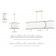 Pendule, Lustre suspendate - Pendul design modern ZARA, cu 3 surse de lumina