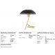 Veioze - Veioza, lampa de masa design modern LANDIS