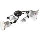 Lustre aplicate - Lustra aplicata cu flori ceramice in stilul clasic Florentin PISA 2L