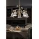 Candelabre, Lustre - Candelabru 5 brate cu flori ceramice in stilul clasic Florentin PISA