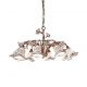 Candelabru 8 brate cu flori ceramice in stilul clasic Florentin PISA