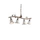 Pendule, Lustre suspendate - Lustra suspendata cu flori ceramice in stilul clasic Florentin PISA 4L