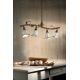 Pendule, Lustre suspendate - Lustra suspendata cu flori ceramice in stilul clasic Florentin PISA 4L