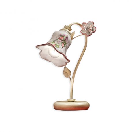 Veioze - Veioza cu flori ceramice in stilul clasic Florentin PISA