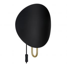 Aplice, corpuri de iluminat pentru pereti - Aplica de perete ambientala design nordic Spargo negru/alama