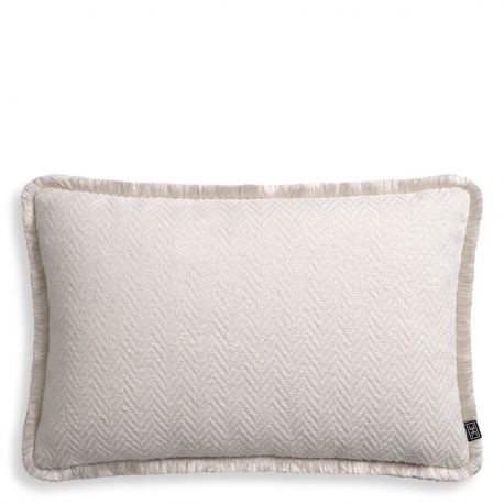 Perne si fete de perne - Perna design lux Kauai crem rectangular 60x40cm