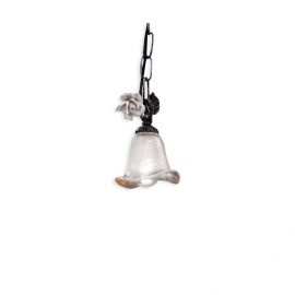 Pendule, Lustre suspendate - Pendul clasic cu flori din ceramica realizate manual SIENAL