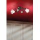 Lustre aplicate - Lustra aplicata clasica cu flori din ceramica realizate manual SIENAL