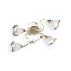 Lustre aplicate - Lustra aplicata clasica cu flori din ceramica realizate manual SIENAL