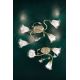 Lustre aplicate - Lustra aplicata clasica cu flori din ceramica realizate manual SIENAL