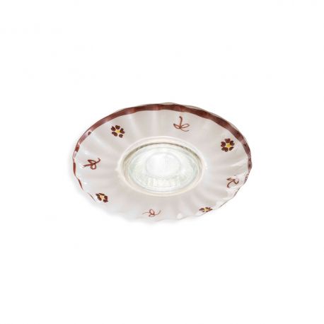 Spoturi tavan fals - Spot incastrabil design retro realizat manual din ceramica PESCARA
