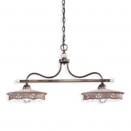 Pendule, Lustre suspendate - Lustra clasica realizata manual din ceramica ALESSANDRIA