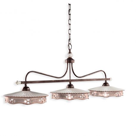Pendule, Lustre suspendate - Lustra clasica realizata manual din ceramica ALESSANDRIA
