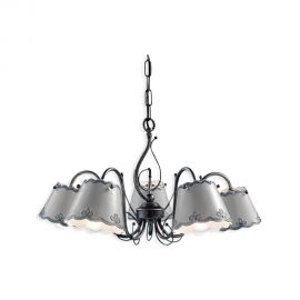 Candelabre, Lustre - Candelabru 5 clasic realizat manual din ceramica RAVENNA