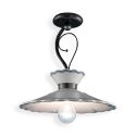 Lustra design clasic realizata manual din ceramica RAVENNA 31cm