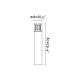 Stalpi - Stalp LED iluminat exterior simetric 360º wide IP65 SCREEN 80cm 2700K DALI