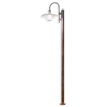 Stalpi - Stalp clasic pentru exterior realizata manual CAMPOBASSO, H-240cm