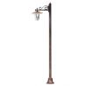 Stalp clasic pentru exterior realizat manual GENOVA, H-220cm