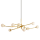 Candelabru LUX, realizat manual, design modern, SIGNATURE cu 8 surse de lumina