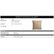 Perne si fete de perne - Perna design lux Cancan ambra S 50x50cm