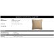 Perne si fete de perne - Perna design lux Cancan ambra L 60x60cm