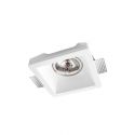 Spot incastrabil design modern Vitale alb 20x20cm