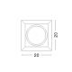 Spoturi tavan fals - Spot incastrabil design modern Vitale alb 20x20cm