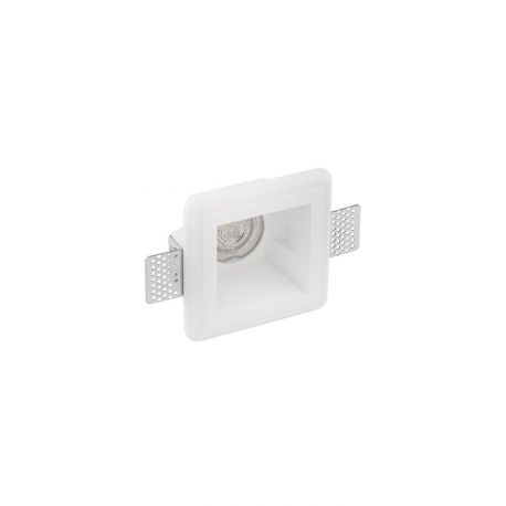 Spoturi tavan fals - Spot incastrabil design modern Crate alb 12x12cm