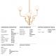 Candelabre, Lustre - Candelabru design modern ONYX cu 6 surse de lumina