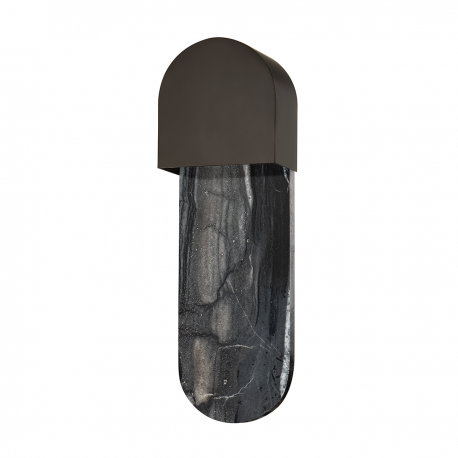 Aplice, corpuri de iluminat pentru pereti - Aplica de perete design modern HOBART, neagra