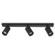 Plafoniere cu spoturi, Spoturi aplicate - Plafoniera 3L design modern TOD negru