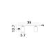 Plafoniere cu spoturi, Spoturi aplicate - Plafoniera 3L design modern TOD negru