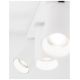 Plafoniere cu spoturi, Spoturi aplicate - Plafoniera 3L design modern TOD alb
