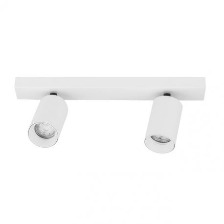 Plafoniere cu spoturi, Spoturi aplicate - Plafoniera 2L design modern TOD alb
