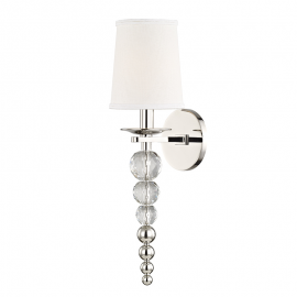 Aplice, corpuri de iluminat pentru pereti - Aplica de perete design elegant PERSI, nichel lucios