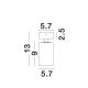 Aplice cu Spot - Aplica de perete / tavan cu spot directionabil design modern TOD alb