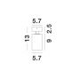 Aplice cu Spot - Aplica de perete / tavan design modern Inus negru, auriu satin