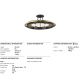 Plafoniere - Plafoniera, lustra aplicata, design vintage CHAMBERS