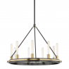 Candelabru design vintage CHAMBERS, cu 9 surse de lumina