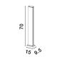 Stalpi - Stalp LED mic pentru exterior design modern IP54 Minot negru