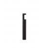 Stalp LED mic pentru exterior design modern IP54 Tala negru H-65cm