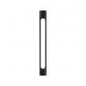 Stalp LED mediu pentru exterior design modern IP65 Ellery negru H-80cm