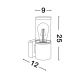 Aplice - Aplica de perete pentru exterior design modern IP65 Zosia gri inchis