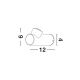 Aplice - Aplica LED pentru exterior design modern IP54 Brice negru