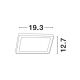 Aplice - Aplica LED pentru exterior design modern IP65 Nobu